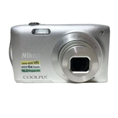 Nikon Coolpix S3300 Digital Camera 16.0MP 6x Optical Zoom Lens HD