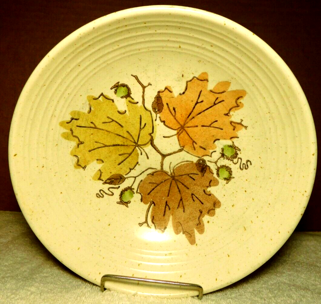 Metlox~Woodland Gold Poppytrail-Vernon Serving Bowl Made In