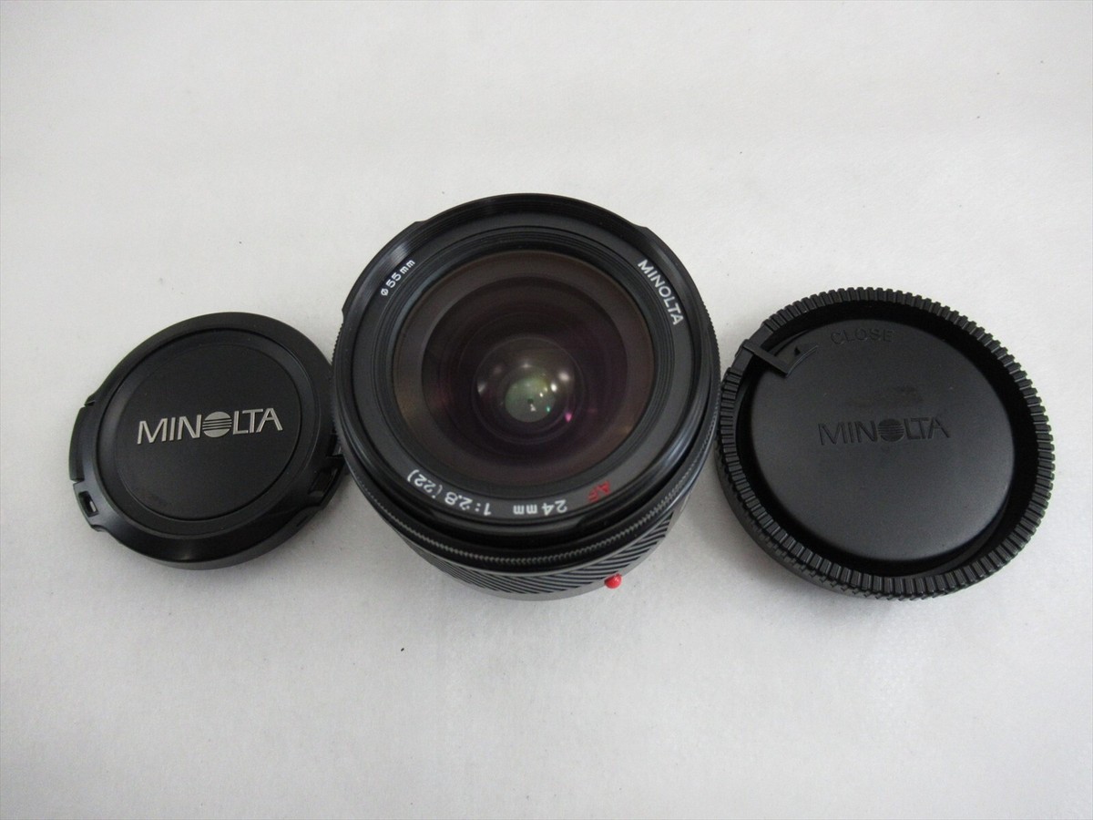 EXC+++++】Minolta AF 24mm f/2.8 (22) Wide Angle Lens A Monunt from