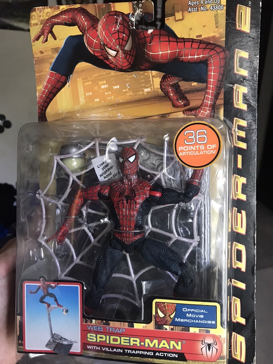 Spider man 2 Toybiz Web Trap 2004 Action Figure | eBay