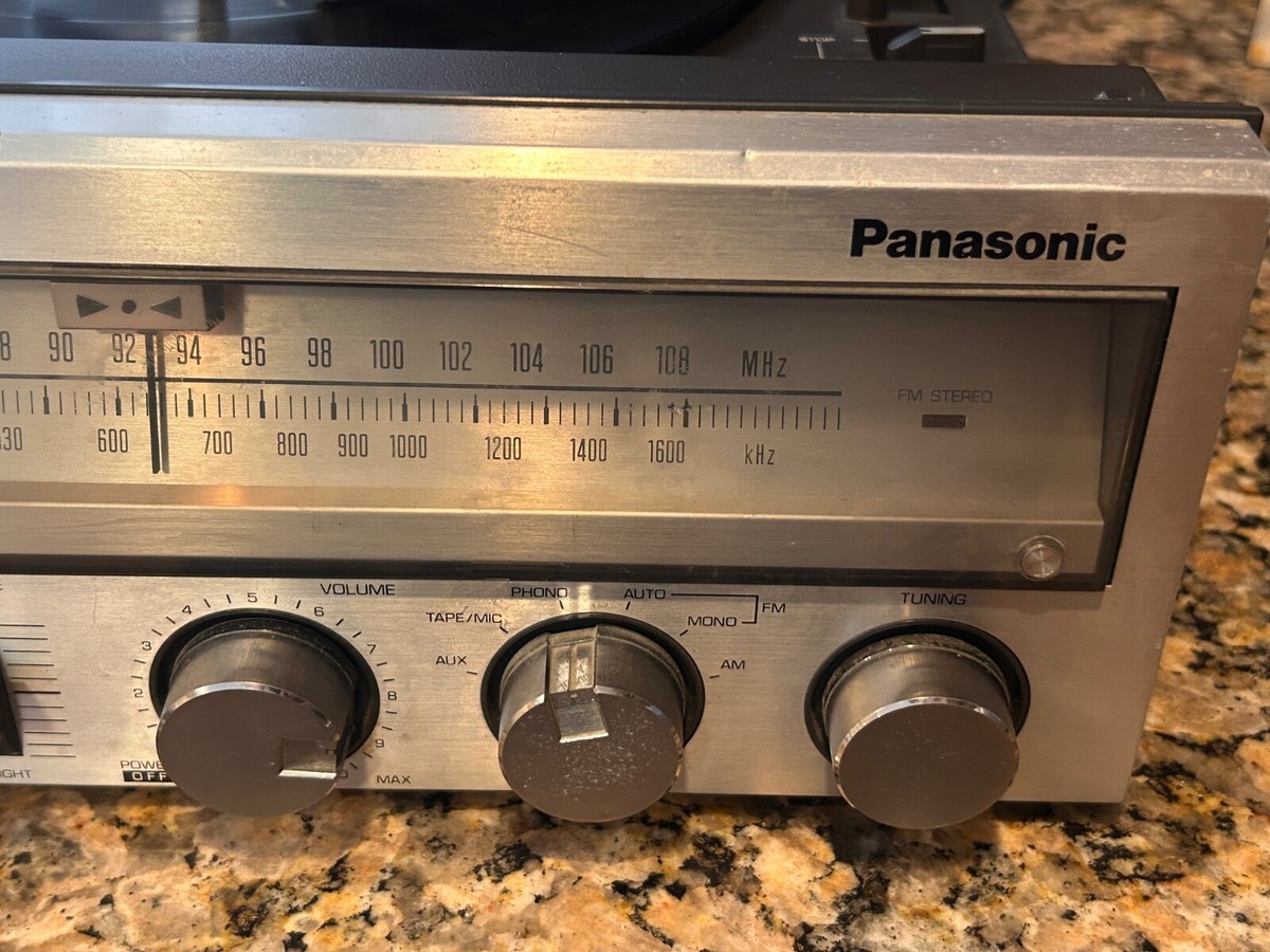 Vintage Panasonic PLL Multiplex Circuit SE-2510 Turntable Stereo