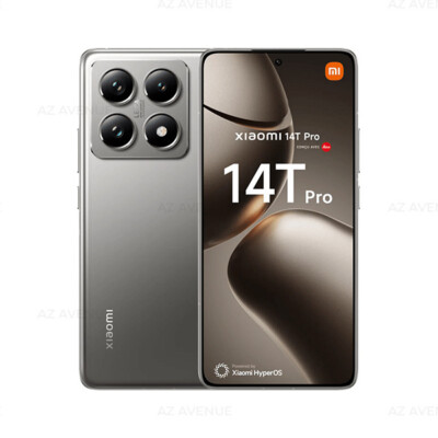 New) Xiaomi 14T Pro 5G 12GB+512GB GREY Dual SIM Unlocked Android