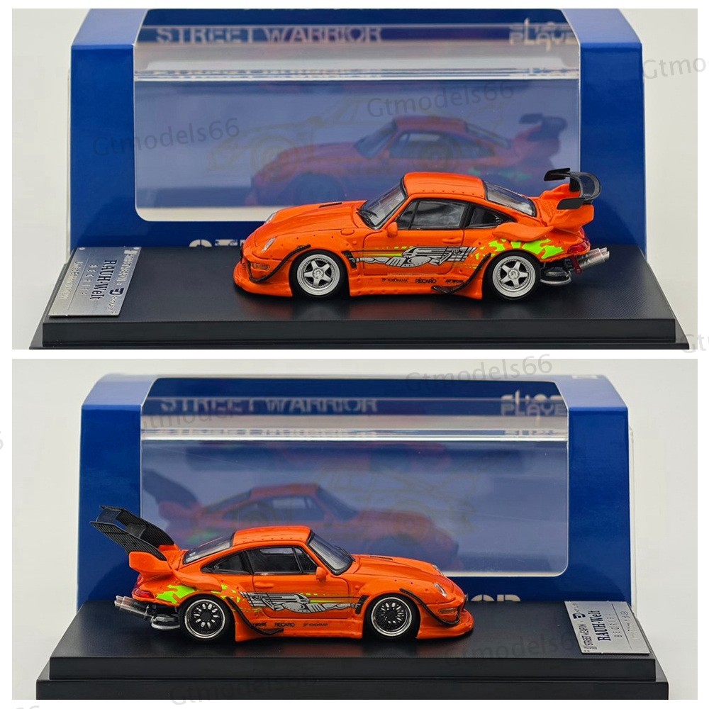 1/64 SW RWB 993 RAUH-Welt Orange Speed and Furious Diecast Model