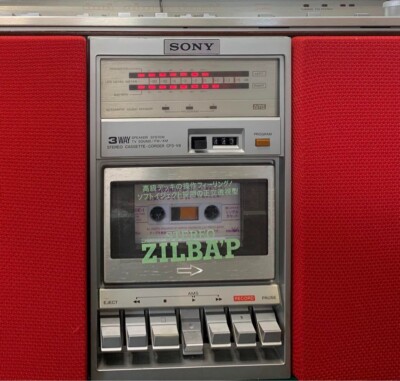 SONY CFS-V8 Luxury Stereo Radio Cassette ZILBA'P ZILBAP Good GP | eBay