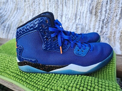 Nike Air Jordan Spike 40 Royal PE Shoes Men 13 Blue Orange Wht