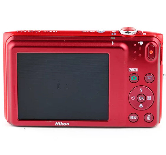 Nikon COOLPIX S3400 20.05MP 7x Zoom Lens Digital Camera Red