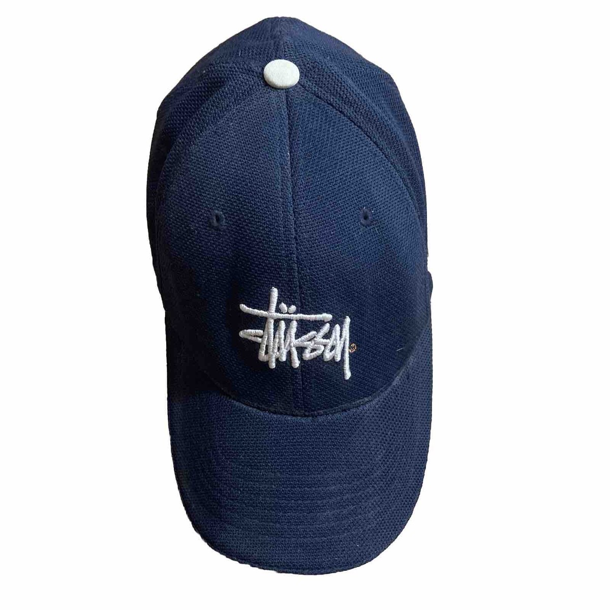 Vintage 90s Stussy Hat Cap Baseball Cap Navy Fitted | eBay