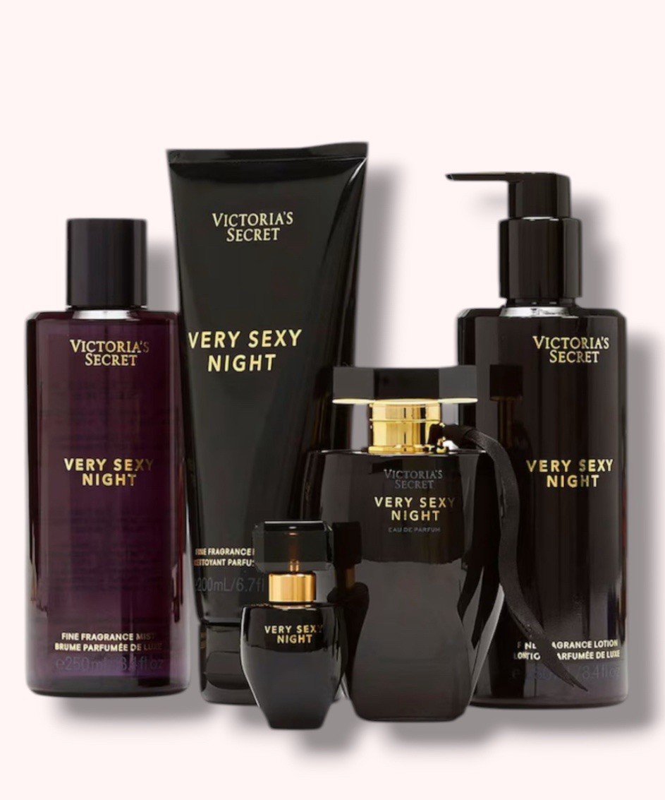 Victoria's Secret Very Sexy Night 5 Pieces Gift Set Luxe Perfume