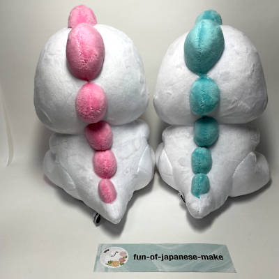 Bigo Live Official Plush Bi Go Dinosaur Blue Boy Pink Girl 2 set