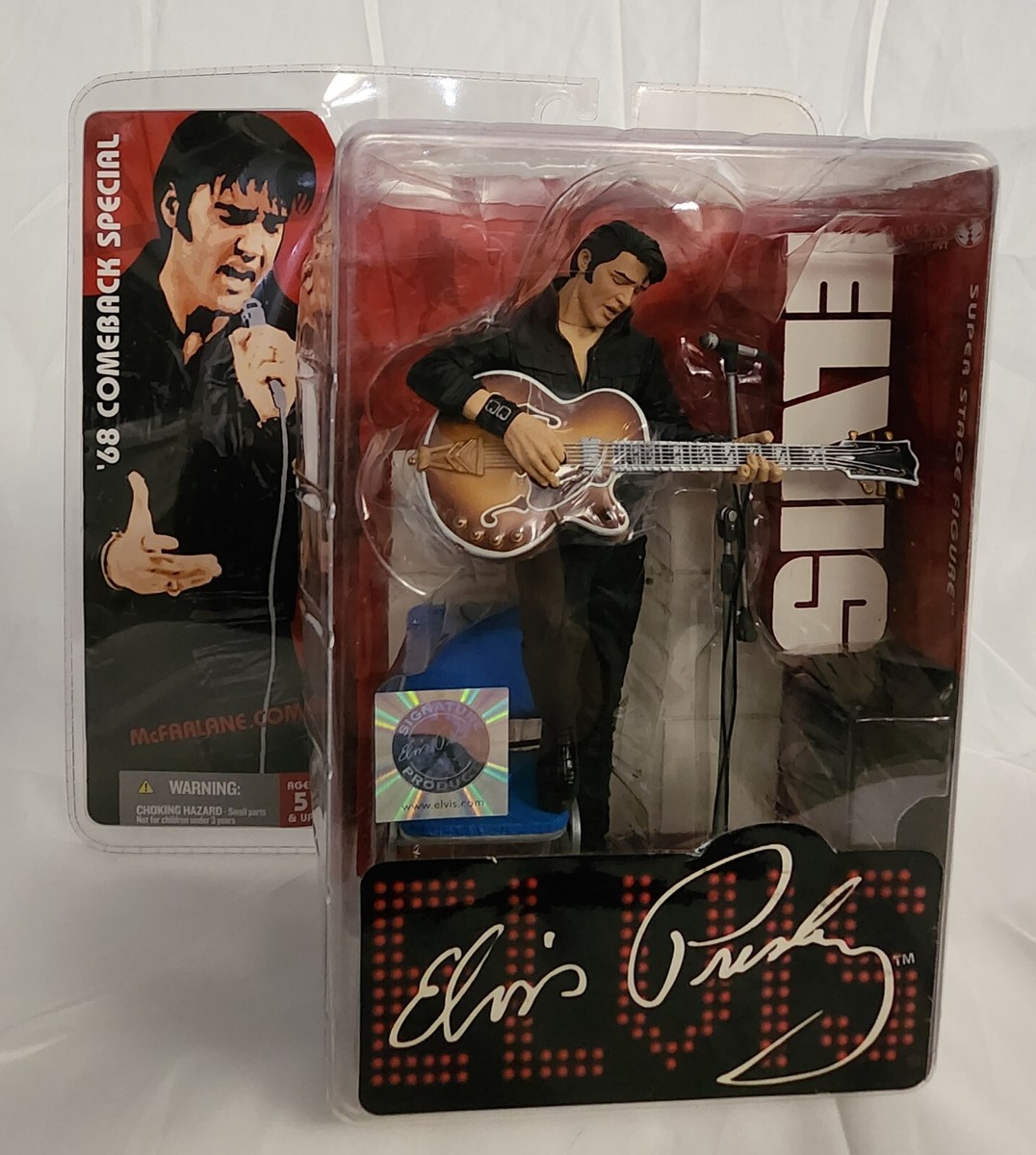 McFarlane Toys '68 Elvis Presley Comeback Special action figure