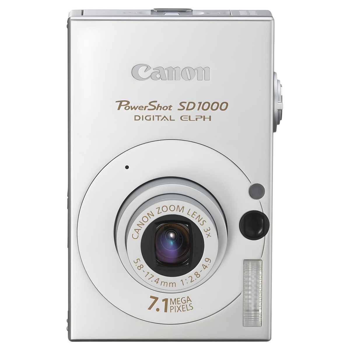 Canon IXUS 70 SD1000 7.1MP 3X Optical CCD Vintage Digital Camera