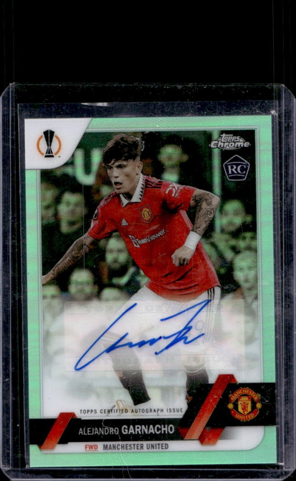 Alejandro Garnacho 2022 Topps Chrome UEFA Club Competitions #CA-AG