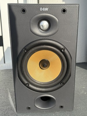 Bowers & Wilkins B&W (1) Single DM-601 S2 Bookshelf Speaker Black