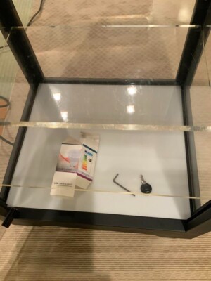 Oakley sunglasses case cabinet display 3 tiers for store use