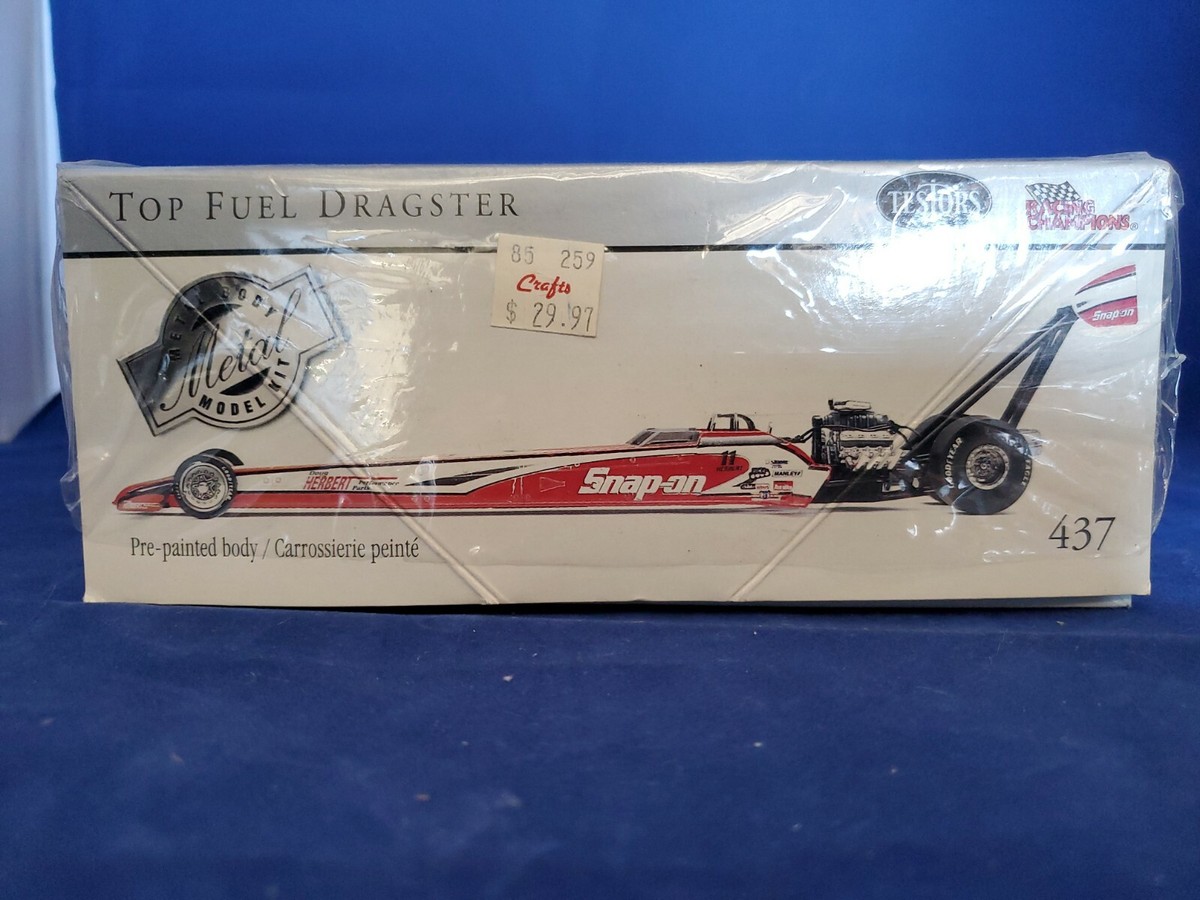 Top Fuel Dragster Model Metal Body Racing Champions 1:24 Snap-On