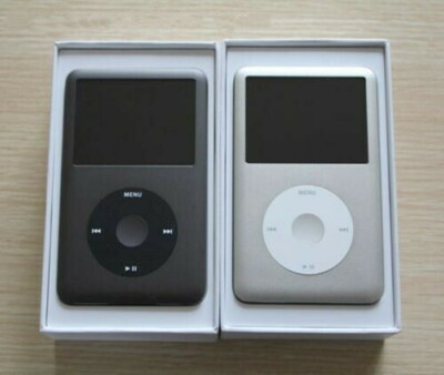 New Apple iPod Classic 7th Gen Silver/Gray(80/120/160GB)MP3 Sealed