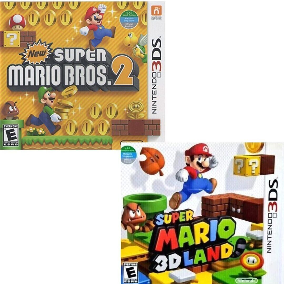 Super Mario Bros. 2 & Super Mario 3D Land - Nintendo 3DS Brand New