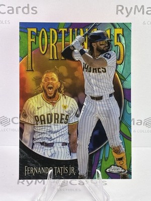 Fernando Tatis Jr. 2025 Topps Chrome #F15-3 Fortune 15 San Diego