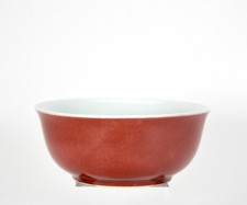 中国 窯変紅釉 お碗 送料込み1008 中国 窯変紅釉 お碗 送料込み1008