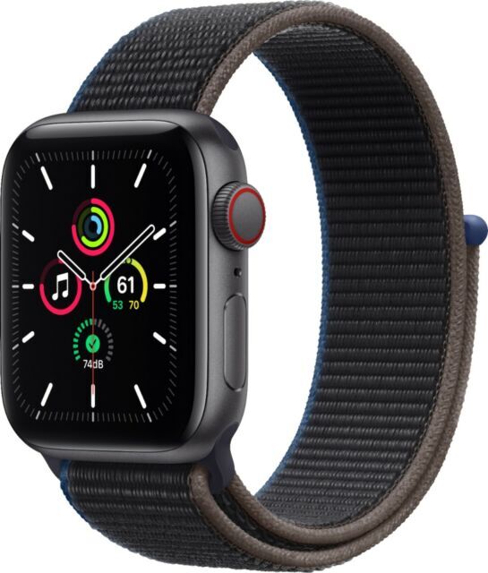 Apple Watch SE 40mm Space Gray Aluminum - Midnight Sport Band