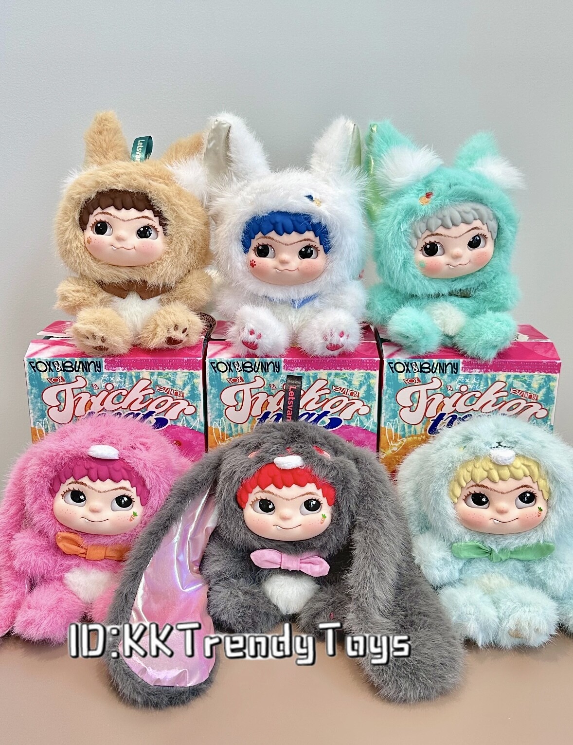 MINISO WAKUKU Fox&Bunny Trickor Treat Series Confirmed Blind Box