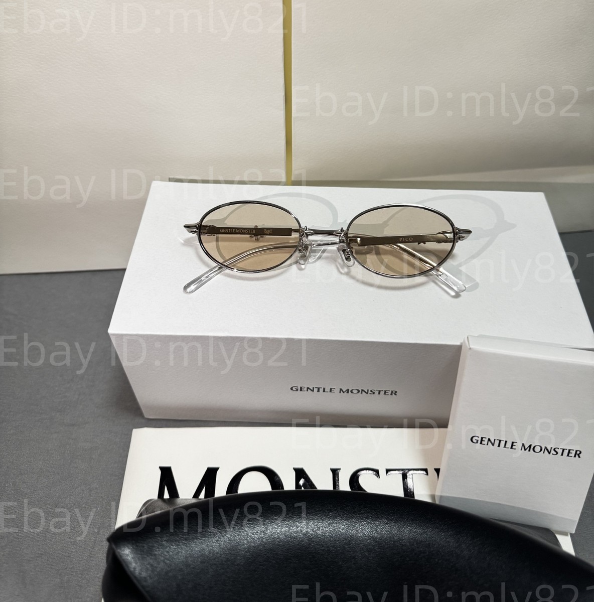 GentleMonster Sunglasses Pocket - Pico 02(BR) Silver Frame orange