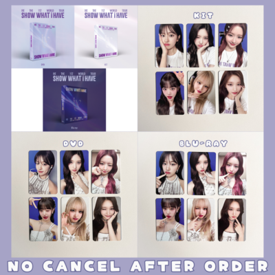 IVE - THE 1ST WORLD TOUR [SHOW WHAT I HAVE] DVD + Blu-ray + KIT