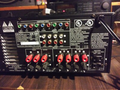 Denon AVR-3300 5.1 Channel Precision Audio Component AV Theatre