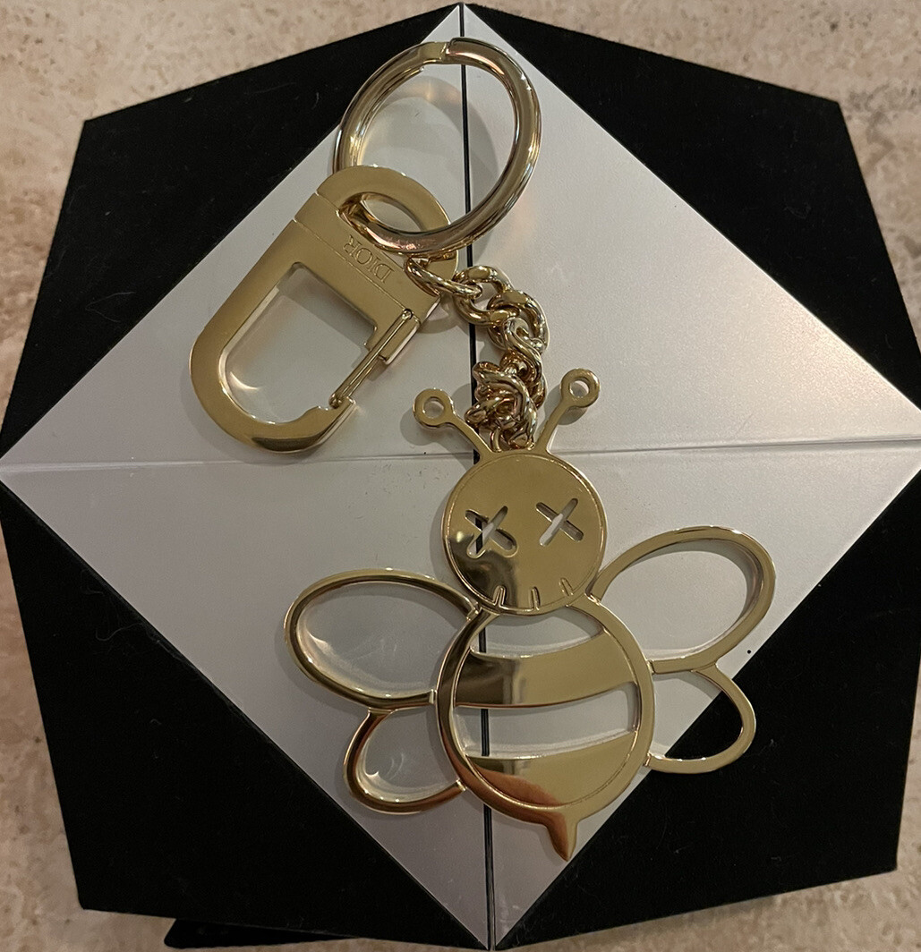DIOR X KAWS BEE KEYCHAIN | eBay