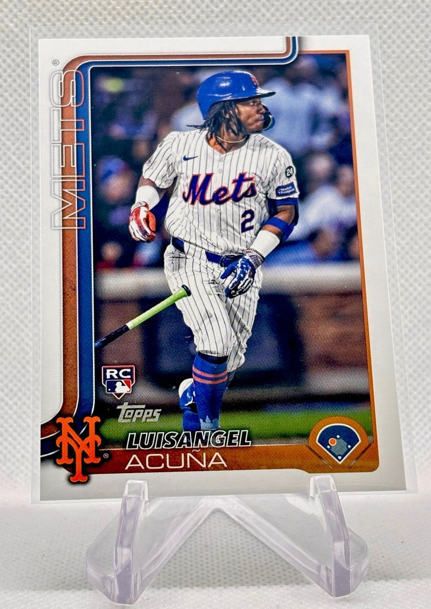 2025 Topps Series 2 Luisangel Acuna Base Rookie Card #524 - Mets