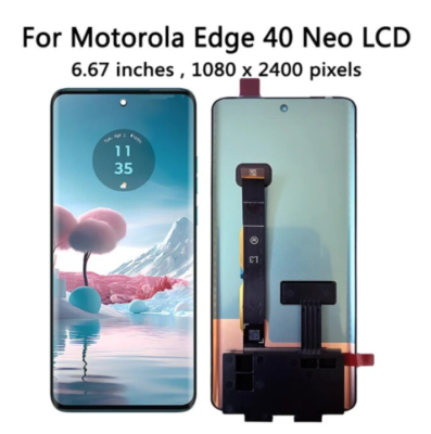 6.55'' For Motorola Edge 40 Neo XT2307-1 LCD Display Touch Screen