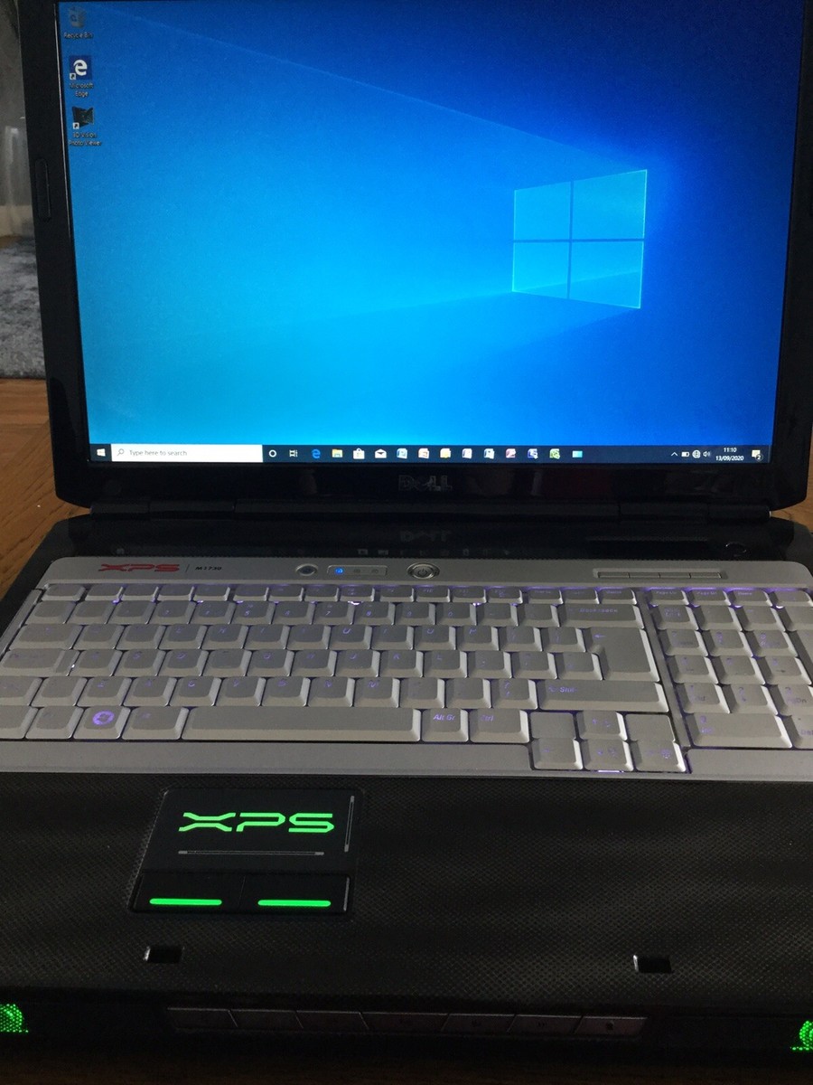 Dell XPS M1730 Gaming Laptop with Windows 10 Pro, Nvidia 9800gt
