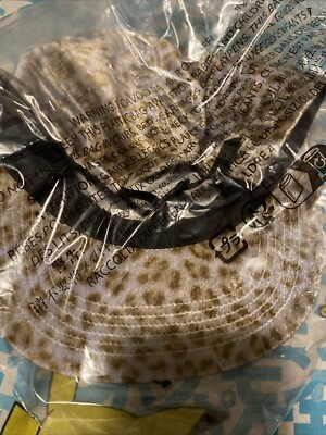 Supreme Leopard Velvet Camp Cap (SS24) Tan Authentic New Box Logo