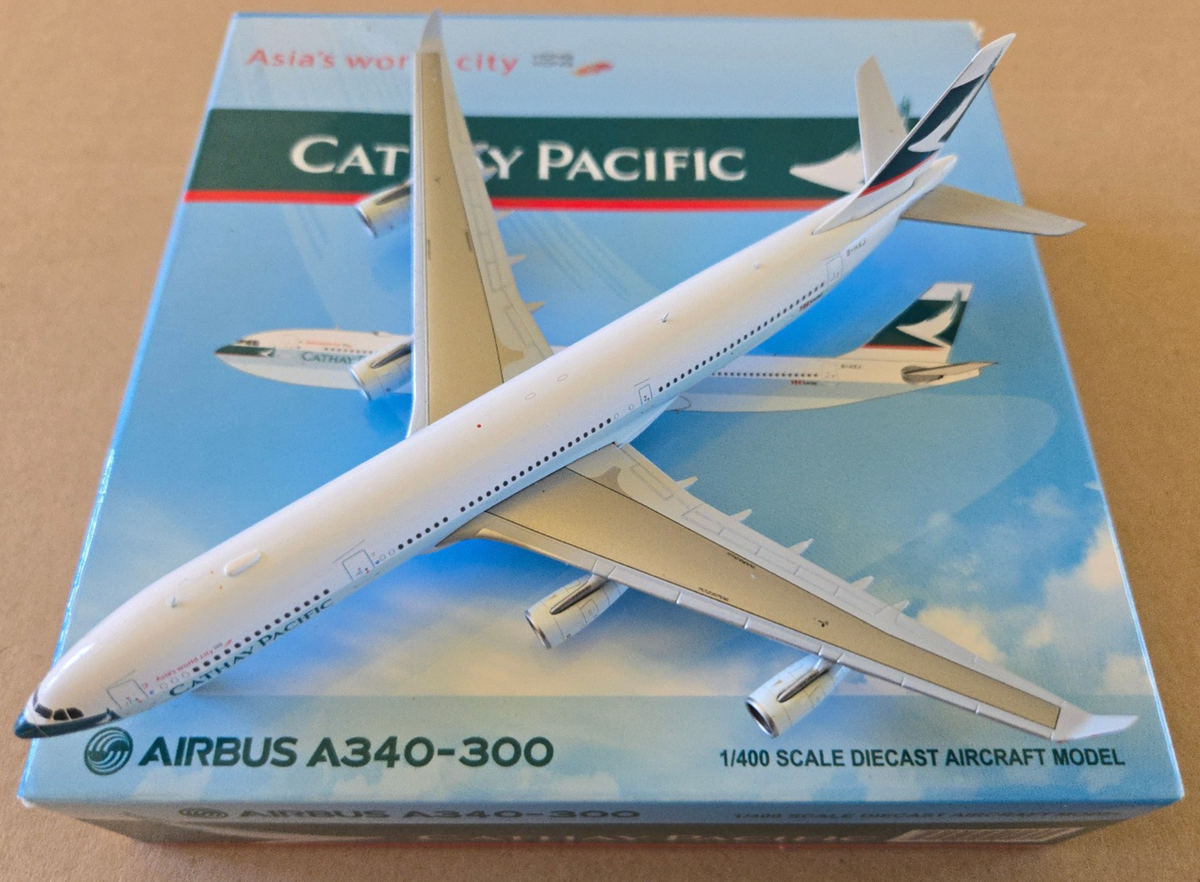1:400 JC Wings Airbus A340-300 Cathay Pacific B-HXJ | eBay
