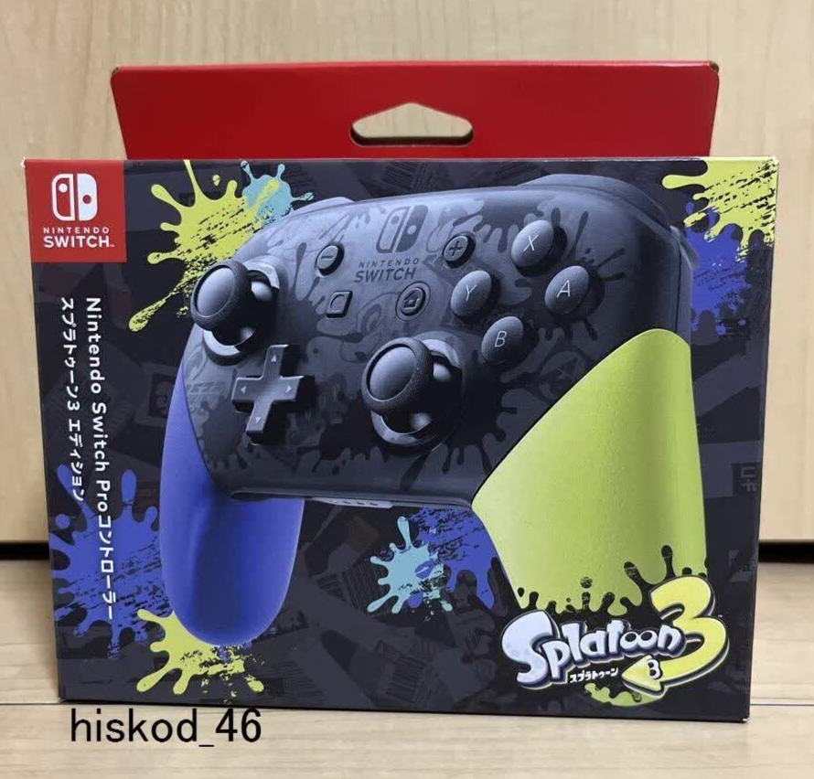 Nintendo Switch Pro Controller Splatoon 3 Limited Special Edition