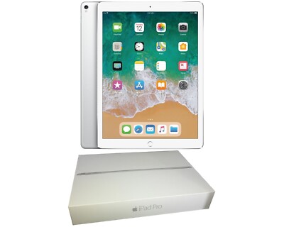 Original Box - Apple iPad Pro, 128GB, Silver, Wi-Fi Only, 12.9