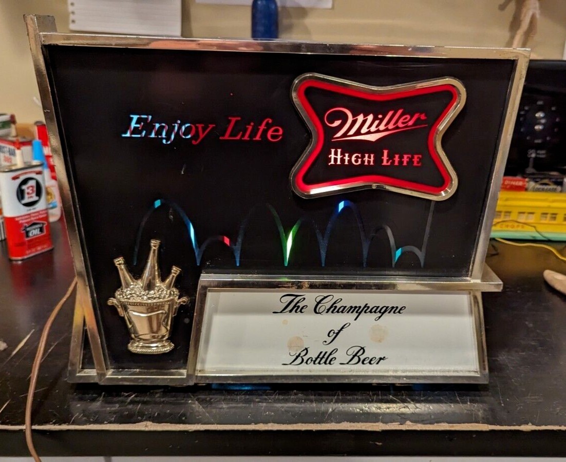 Miller High Life Bouncing Ball motion beer sign replacement reel