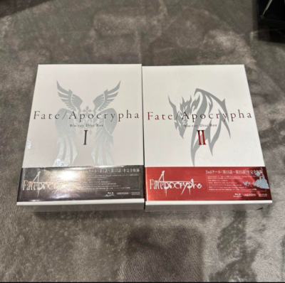 Fate/Apocrypha I II Blu-ray Disc box case Limited Edition 1 ＆ 2
