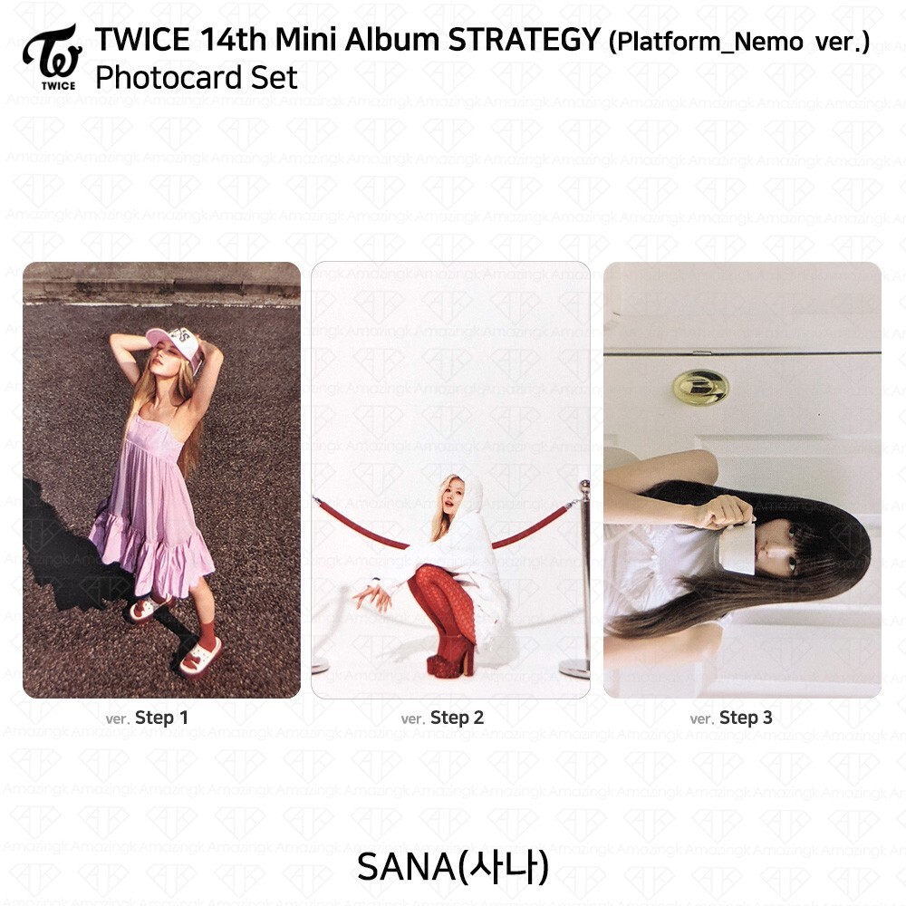 TWICE 14th Mini Album STRATEGY Platform Nemo ver Special Photocard