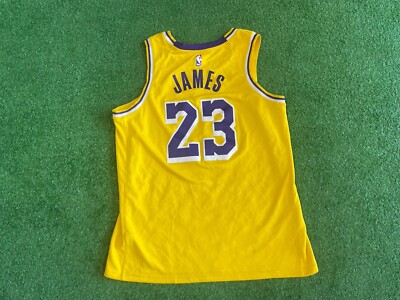Los Angeles Lakers Nike NBA Lebron James #23 Basketball Jersey