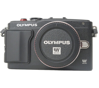 Olympus PEN Lite E-PL6 Mirrorless Digital Camera | Black | White
