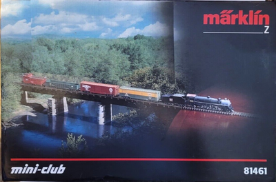 Z Marklin Mini-Club 81461 Burlington Route Freight Set (110v