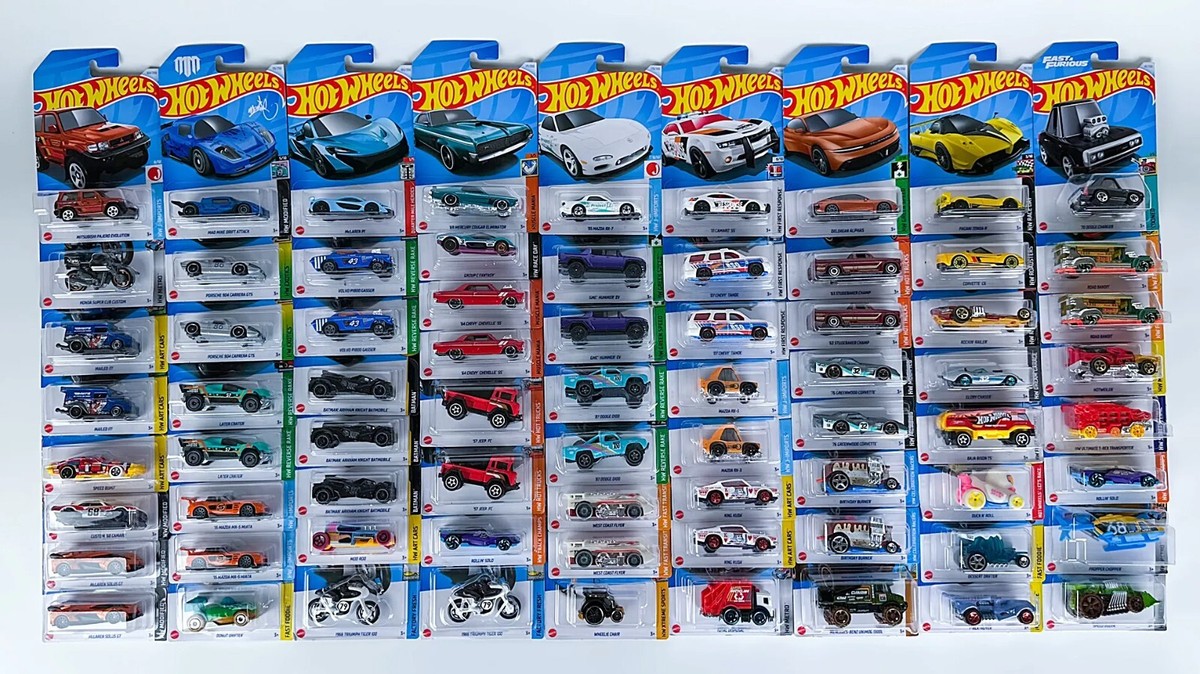 2024 Hot Wheels Complete Set from Mainlines, Treasure Hunt