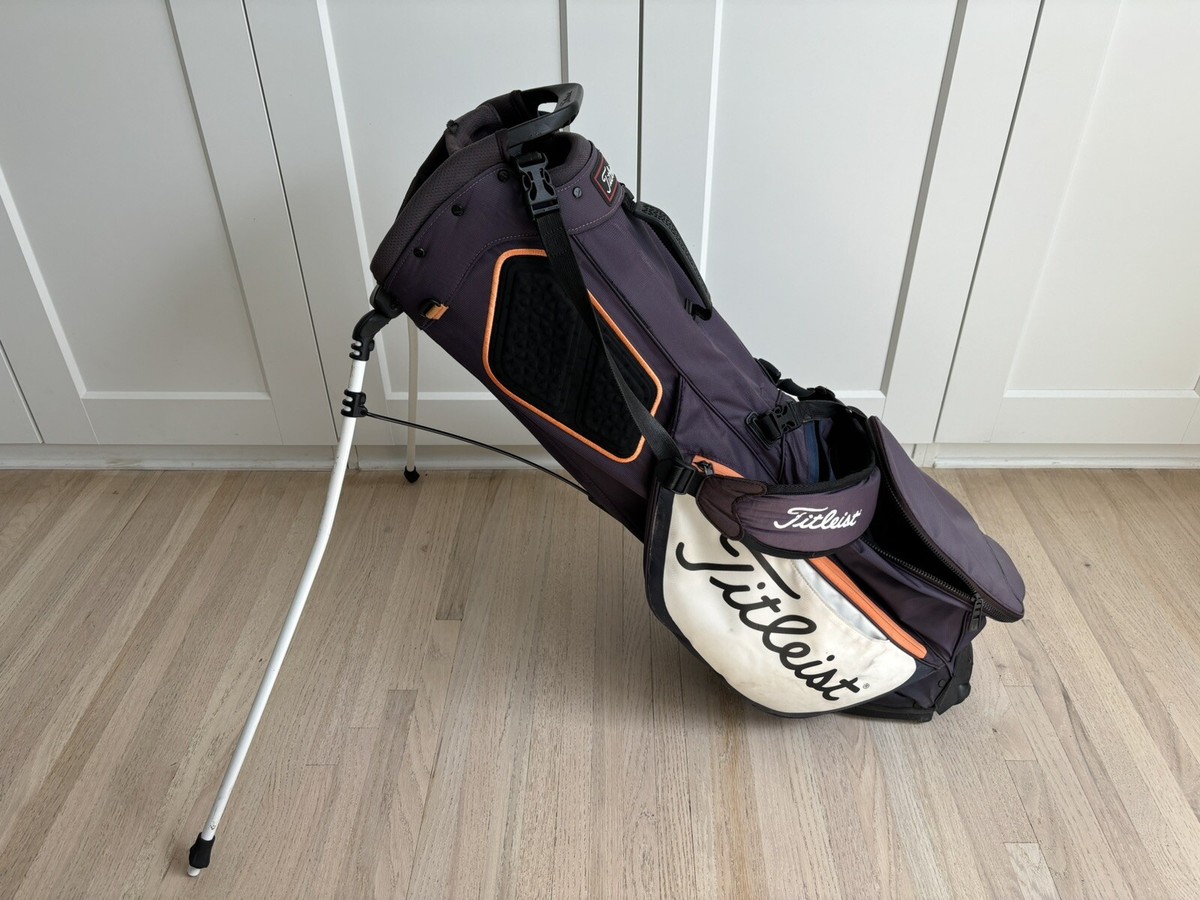 Titleist Players 4 Purple/Blue/Orange Stand Golf Bag 4 Way