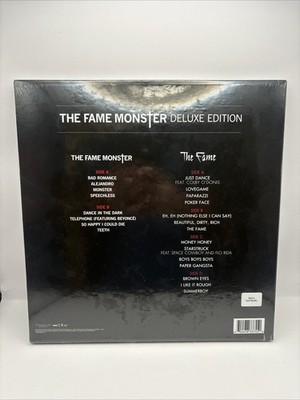 LADY GAGA The Fame Monster Silver & Coke Bottle Clear Colored