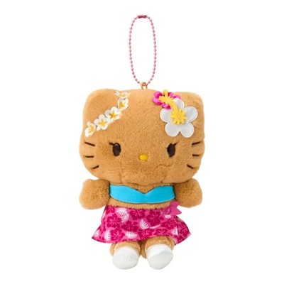 Sanrio Tanned Hello Kitty Plush Mascot Keychain Tokonatsu Vacation