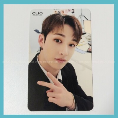 CLIO X Stray Kids OFFICE ver. Photocard ID photo Bangchan Leeknow