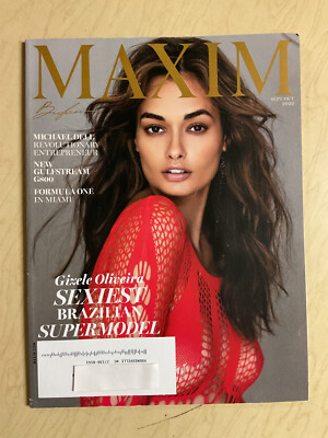 september october 2022 Maxim #258 Gizele Oliveira HOT cover Anna