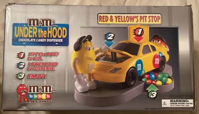 M&M's Under The Hood Car Candy Dispenser Yellow Limited Edition | eBay
