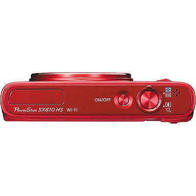 Canon PowerShot SX610 HS 20.2MP Digital Camera - Red for sale